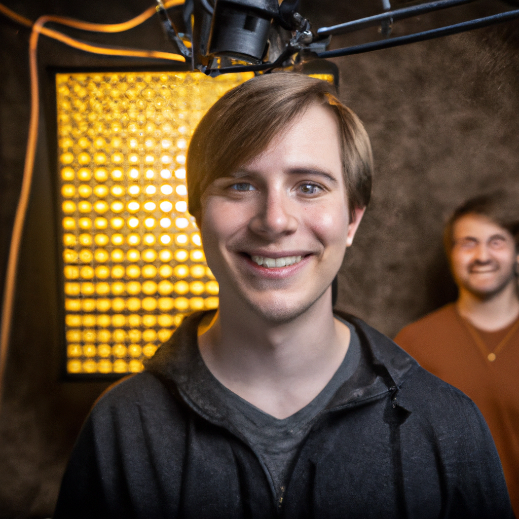 Comédien voix dans un home-studio